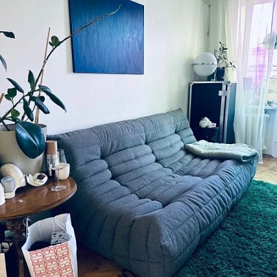 Куплю бескаркасный диван!: отзыв о поиске и выборе. Фото популярной модели мягкой мебели. 5 звезд.